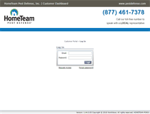 Tablet Screenshot of portal.pestdefense.com